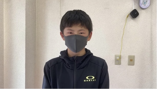 伊藤耀翼さん（13歳）「腰と肘の痛みが治って、普段より伸びのある球を投げられるようになりました」